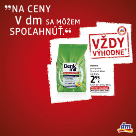 dm dlhodobé ceny