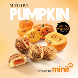 Minitky pumpkin s tekvicovou náplňou