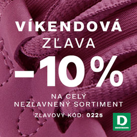 Víkendová zľava