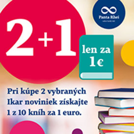 Uvítacia knižná akcia 2 + 1 len za 1€