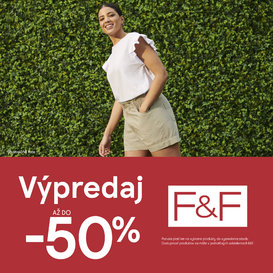 Výpredaj v F&F nabitý top zľavami
