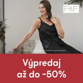 Výpredaj až do -50 %