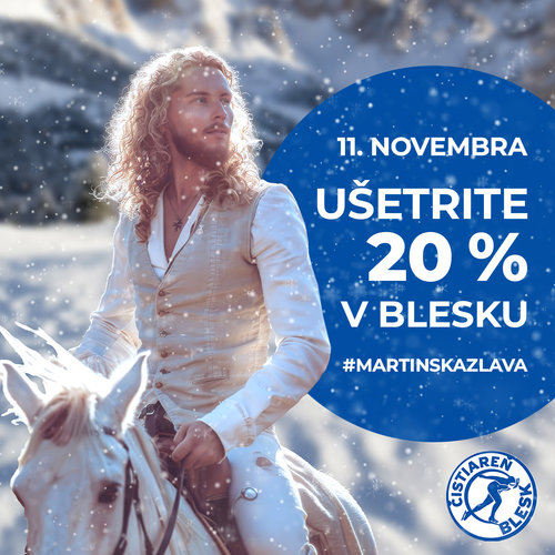 Ušetrite 20 % v Blesku