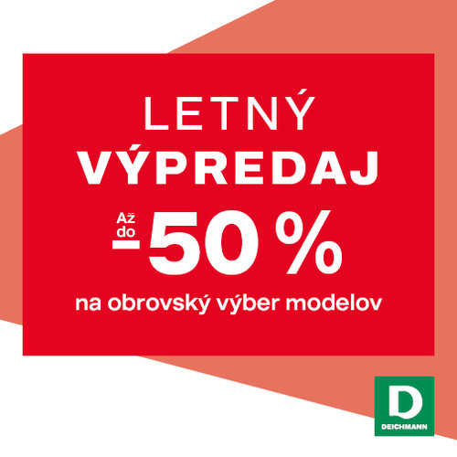 LETNÝ VÝPREDAJ V DEICHMANNE 