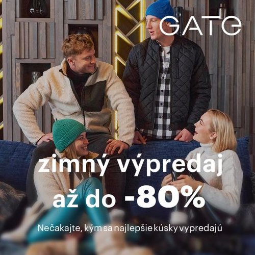 Výpredaj v Gate pokračuje! 
